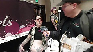 PORN MALLORY MANEATER with Jiggy Jaguar AEE 2019 Las Vegas NV