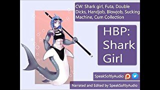 HBP-Sucking Off A Double Dicked Futa Shark Girl F/A