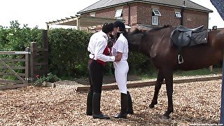 Hardcore fucking in the barn with round boobs brunette Jodi James