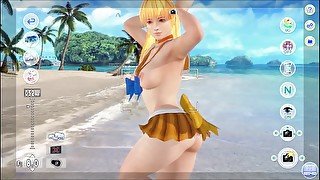 Dead or Alive Xtreme Venus Vacation Kasumi Sailor Venus Swimsuit Nude Mod Fanservice Appreciation