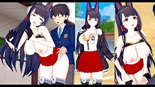 【エロゲーコイカツ！】アズールレーン 赤城3DCG巨乳アニメ動画[Hentai Game Koikatsu! Azur Lane Akagi(Anime 3DCG Video)]