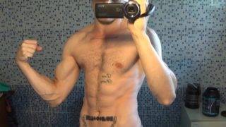 Showing my ripped upper body. Masculine, fit, toned, muscles, sixpacks, hunk, trained, healthy.