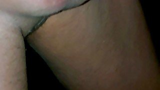 Slow motion pierced dick - closeup