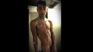 Twink in shower