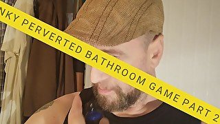 Kinky perverted bathroom game part 2