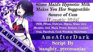 [SFX Added] This Slime Girl Maid Needs Your Cum to Survive [Erotic Audio]