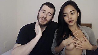 Amateur webcam couple had a great time chatting with me