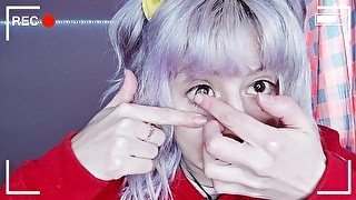 🧚 DIAMOND GRAY + 🍃🍭Shopee eye contact lenses 🍭🍃 + 🌹 私はとてもかわいいと感じます 🌹🧚