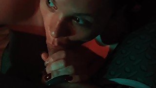 Latina Trans Girl from New Jersey Sucking Cock