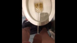 Teen cock pissing