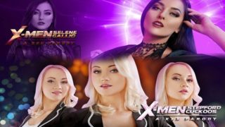 X-MEN XXX Parody Battle: SELENE GALLIO VS STEPFORD CUCKOOS. Who Wins?