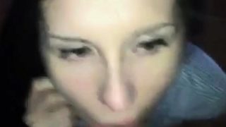 Amateur blowjob and facial on ExGf