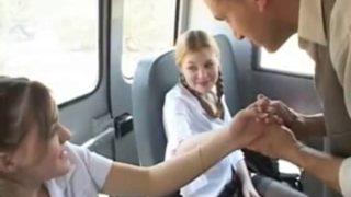 Teens get fucked on bus