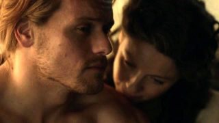 Caitriona Balfe tits in a sex scene