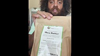 Shea butter with Rock Mercury