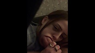 Girlfriend first blowjob