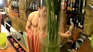 Twink cleaners Corbin Pierce and PJ Adams fucking at work