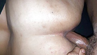 Nasty slut likes sucking and swallowing balls