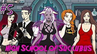 High School Of Succubus #5  [PC Commentary + Halloween Special]