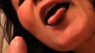 Cum in the mouth