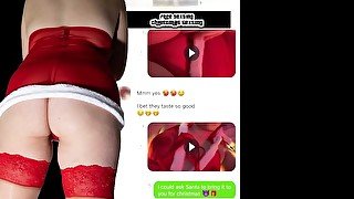 Christmas moaning and sexting