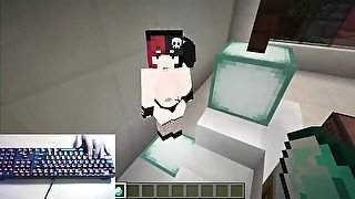 Minecraft マイクラでえっちしてみた　マインクラフト　手元動画 エロ セックス