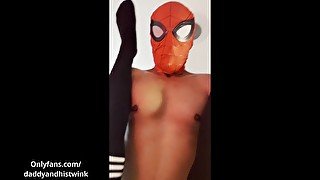 POV Spiderman Hunk Fucks Cute Twink