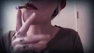 Red Lips, Pretty Mouth, Smoking Fetish