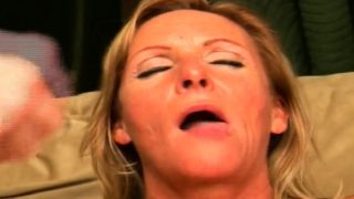 Blonde Milf Excited To Suck On Long Schlong Facial Cumshot