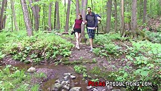 Lydya Moser adores fuck on the rocks in nature with her partner