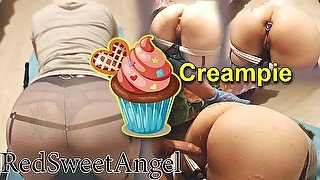 RedSweetAngel - Creampie Pussy