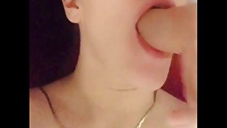 “Cum Daddy!” Dildo Throat Gagging