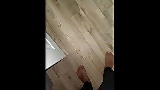 Teen feet POV