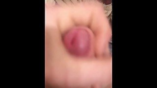 Barely legal white teen jerking off finally cums