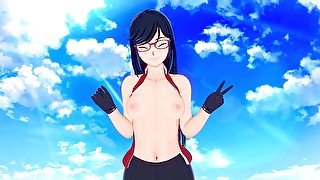 BORUTO Wild sex with ADULT SARADA UCHIHA (3D HENTAI)