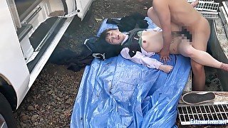 Misaki Azusa Bdsm Outdoors Kept In Shallow Grave Boots On Face Cumshot Facial Extreme Domination