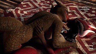 Carnal Instinct - Sex Scene Intimate Draconid - multiple forms