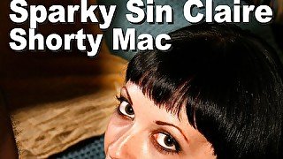 Sparky Sin Claire & Shorty Mac suck fuck facial