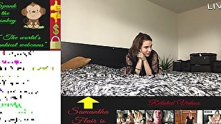 Naughty Stepdaughter Episode 17. Stepdad caught me camming! Part 1