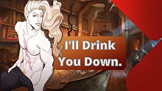 You Invite Alucard Over And He Drinks You (Cum Drinking/Romantic Fuck)