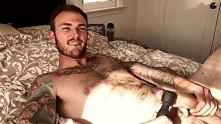 Christian Wilde edges and blows with a vibrator!