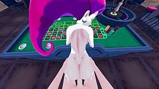 Team Rocket's Jessie gets POV fucked by you in a casino, lets you cum inside her pussy - Hentai.