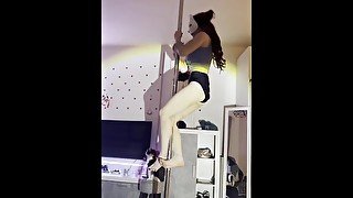 Nude pole dancing vid