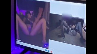 Video call - Skype with sexy couple pt.1