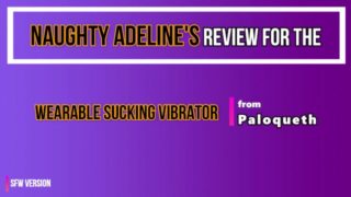 REVIEW: Wearable Sucking Vibrator from Paloqueth (SFW)