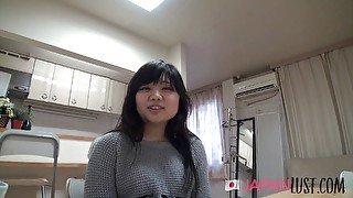 Chubby Japanese teen and her hot pussy