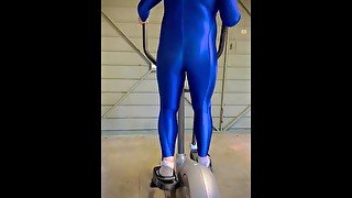 Shiny adidas Fullbody catsuit leotard spandex Lycra