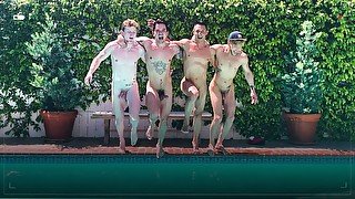 Dakota Payne & Jax Thirio & Max Lorde & Devyn Pauly in Poolside 4-Way