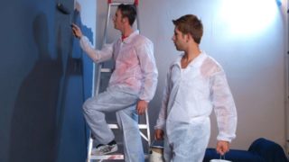 Painters Danny Brooks and Jake Austin fuck instead of working