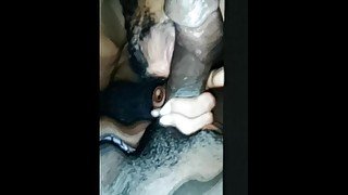 sucking Monster black dick